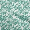 thumbnail image 1 of oneOone Velvet Teal Green Fabric Leaf Sewing Craft Projects Fabric Prints By Yard 58 Inch Wide, 1 of 4