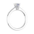 thumbnail image 2 of 1/2 Carat Diamond Engagement Ring Band in 14K White Gold (Ring Size 10.5) (I1-I2 Clarity), 2 of 5