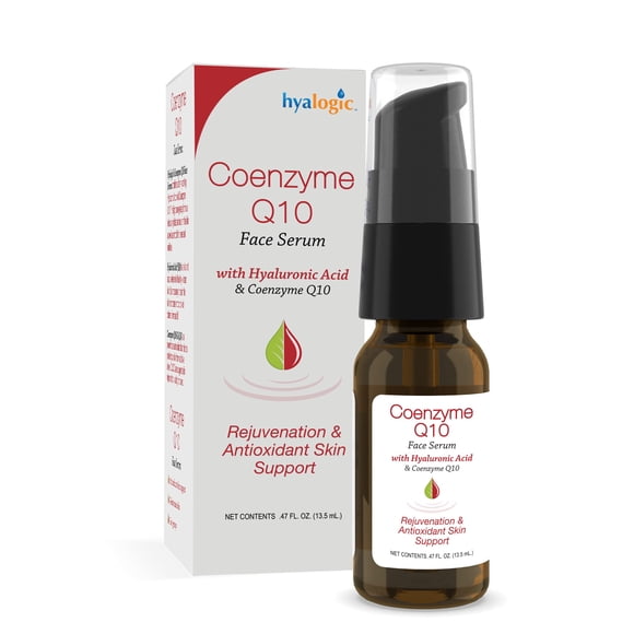 Suero Hyalogic Episilk Coenzyme Q10 con ácido hialurónico para soporte de colágeno | Suero facial reafirmante visible para pieles secas | Rejuvenecimiento de la piel - Suero antioxidante (0,47 fl oz /