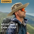 thumbnail image 7 of OZERO Sun Hat for Men Women: Wide Brim UV Protection Fishing Hat - Lightweight Foldable Bucket Hat for Hiking Gardening Beach, 7 of 7