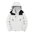 thumbnail image 1 of MeetoTime Veste de Pluie Imperméable à Capuche Coupe-Vent pour Femmes avec Poche Zippée, 1 of 3