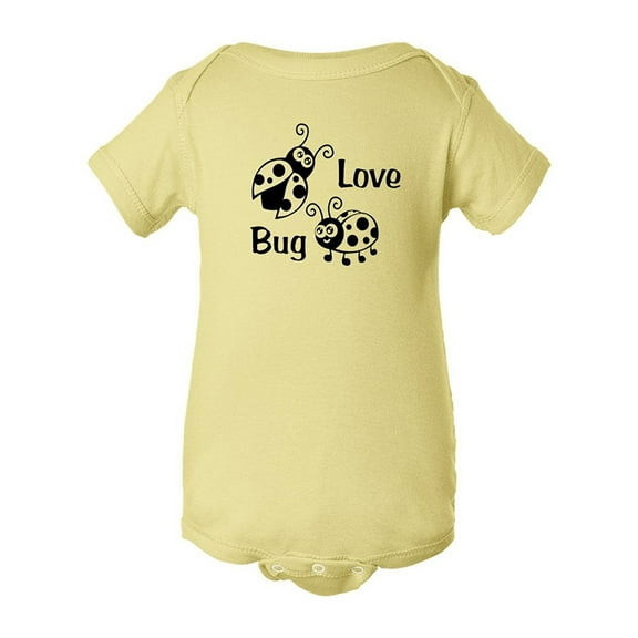 Fasciino Cute Baby Onesie Bodysuit Love Bug (Sizes: NB-24M)
