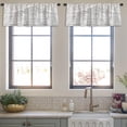 thumbnail image 3 of LALILO Kitchen Curtain Valance Coloring Book Cosy House Rod Pocket Window Curtain 52"x 18" Set of 2, 3 of 5