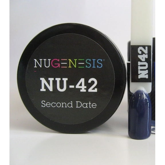 NUGENESIS Nail Color Dip Dipping Powder 1oz/jar - NU42 Second Date