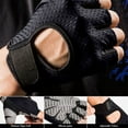 thumbnail image 4 of Kieccall Breathable Mesh Half Finger Gloves for Gym Yoga Cycling Weight Lifting Anti Callus Fitness Gear, 4 of 7