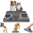 thumbnail image 1 of Alfombrilla para Lamer Perros 6 en 1 con Cuenco de Agua para Reducir Ansiedad en Baño y Entrenamient, 1 of 8