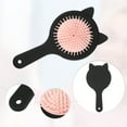 thumbnail image 3 of Unique Bargains 1pc Women Cat's Ears Airbag Hair Comb for Straight Curly Thick Wet Hair Black ABS TPR, 3 of 6