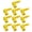 Yellow, variant on 10Pcs Heat Proof Motorcycle Sparks Plugs Cap Long Lasting Rubber Component Easy to Install for Motorcycle & Car Engines