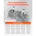 thumbnail image 3 of VEVOR Front Air Suspension Struts Shock Absorbers 2 PCS Compatible With Land Rover, 3 of 9