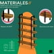 thumbnail image 3 of Mubson Librero con 5 Repisas Palermo. Estante Organizador, 3 of 5