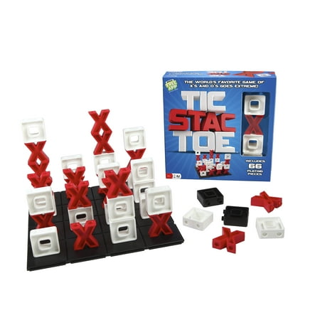 Tic Stac Toe -- 3-D Version of Tic Tac Toe -- A Great Strategy