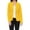Mustard, variant on Women's Casual Lightweight Blazer Jacket-Long Sleeves Open Front