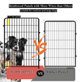 thumbnail image 4 of IGOOUO 3ft High Portable Metal Dog Pen Play Pen for Small, Medium & Large Dogs with Easy-Carry Straps, 8 Panels, 4 of 6