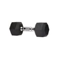 thumbnail image 2 of Mancuerna Hexagonal 55 Lb con Revestimiento en Goma MDFitness Pesa, Dumbbell MDFitness Hexagonal Recubierta, 2 of 7