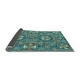 thumbnail image 2 of Ahgly Company Indoor Round Abstract Light Blue Modern Area Rugs, 8' Round, 2 of 4