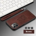 thumbnail image 3 of Funda de tela de moda para iPhone XR, X, Xs, Max, 11, 13, 14, 15 Pro, Max, 12, Mini, SE, 15 Plus, 7, 8, imán integrado, cubierta de hierro, carcasa de gato de ciervo, 3 of 5