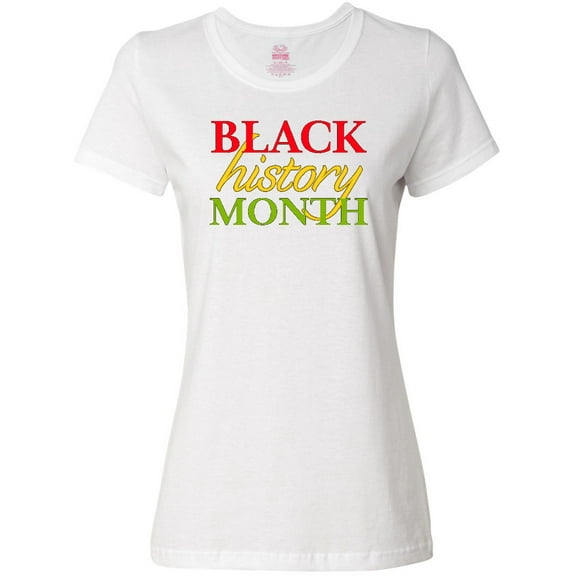 Inktastic Black History Month- Red, Green, Yellow Women's T-Shirt