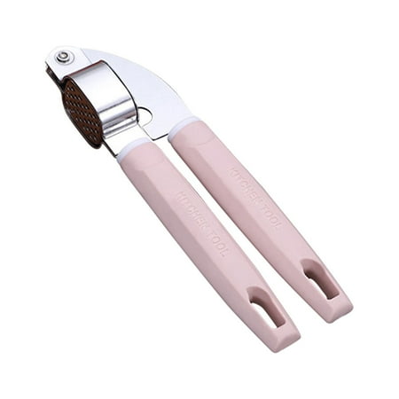 

Ymkly Kitchen Utensils Set Stainless steel Home Kitchen Mincer Tool Garlic Press Crusher Squeezer Masher Kitchen Gadgets Clearance Items(Pink)