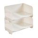 thumbnail image 1 of Portabotellas apilable Estante de almacenamiento Organizador de botellas de agua Apilable Antideslizante Estante de secado de vasos Soporte duradero , 2 tazas y 2 pisos, Blanco BLESIY Titular de la taza, 1 of 8