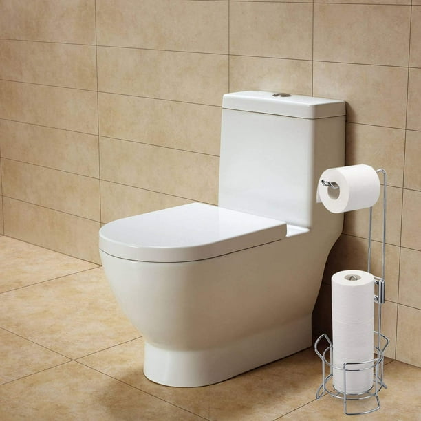 Support De Papier Toilette En Métal À Suspendre Au Réservoir De Chasse