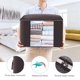 thumbnail image 4 of Organizador Bolsa de almacenamiento de ropa de gran capacidad, plegable para edredón (café Likrtyny Libre de BPA, 4 of 9