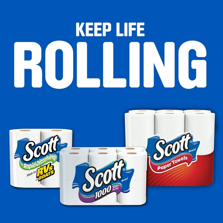 2 Pack) Scott Paper Towels Choose-A-Sheet, 6 Double,12 Regular