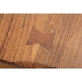 thumbnail image 6 of 70" Brown Solid Wood Cabinet Enclosed Storage Distressed TV Stand, 6 of 8