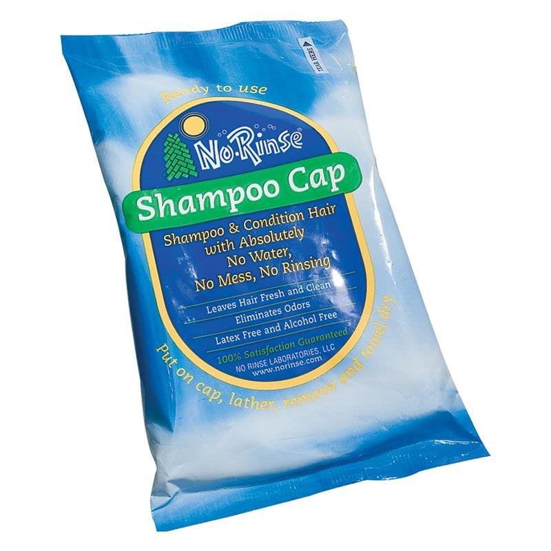 No Rinse Shampoo Cap 1 per Pack Individual Packet Scented, 02000 SOLD