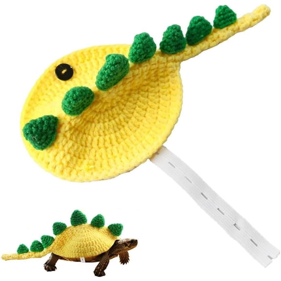 Turtle Sweater Handmade Knitted with Adjustable Strap, Cute Tortoise Pet Apparel, Pet Outfit for Photos & Parties, Creative Turtle Decoration & Gift