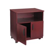Safco SAF1850MH Mobile Machine Stand, Mahogany