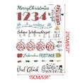 thumbnail image 3 of Christmas Candle Snowman Water Sticker Theme Activity Mood Candle Decoration Light Water Sticker, 3 of 3