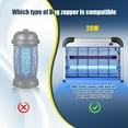 thumbnail image 5 of SQHQ T8 Bug Zapper Replacement Bulbs, 10W Bug Zapper Light Bulb for 20W Electronic Bug Zapper, Effectively Attracts Most Flying Bugs 13 Inch Mosquito Light Bulb for Indoor Outdoor (4 Pack), 5 of 5