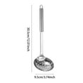 thumbnail image 3 of 304 Stainless Steel Kitchenware Set Ergonomic Hollow Handles For Keeping Cool Dishwasher Washable Silver, 3 of 3