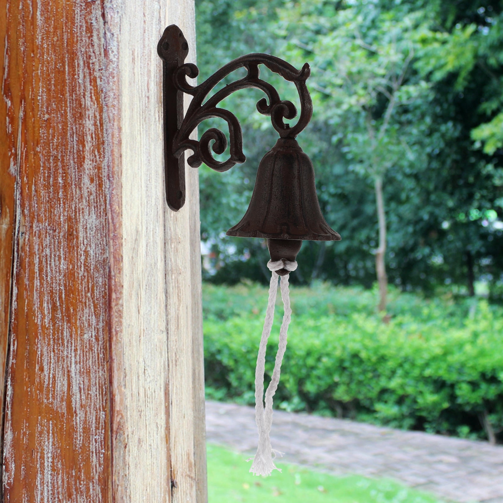 Greenadscape Home Decoration Doorbell Cast Iron 1 Set 5.6X6.3In