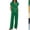 Green, variant on Linen Sets for Women 2 Piece, Short Sleeve Linen Sets Women β Casual Shirt & Wide Leg Pants Outfit for Cozy Style,Khaki,S