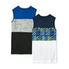 The Children's Place Boys Colorblock Performance Muscle Tank Top, 2-Pack, Sizes 4-16