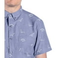 thumbnail image 6 of Visive Men’s Casual Dinosaur Print Button Down Shirt, Funny Novelty Top, Holiday Gift for Him, 6 of 6
