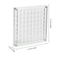 thumbnail image 2 of Acrylic Seashell Display Box Transparent Seashell Storage Box Seashell Organizer Frame (64 Holes), 2 of 8
