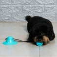 thumbnail image 7 of Dog Suction Cup Toy Tug of War Dog Toy Dog Treat Food Dispensing Ball with Rope Aggressive Chewers Pet Puppy Teeth-Cleaning Toys (Blue,S (Ball Dia.5cm)), 7 of 7