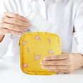 thumbnail image 5 of Cute Print Period Pouch – Waterproof Sanitary Napkin Storage Bag, Portable Feminine Product Organizer with Zipper, Cosmetic Travel Bag (RL 5.11"x5.11"x1.96", 3 PCS), 5 of 5