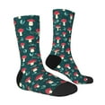 thumbnail image 4 of Yiaed Amanita Mushroom Print Great elasticity Crew Socks Sports socks for Men and Women, 4 of 5