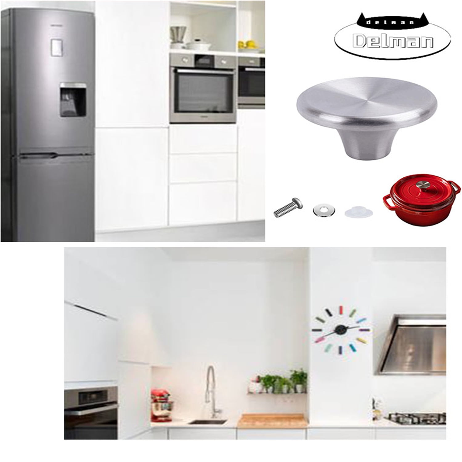 Dutch Oven Knob Stainless Steel Replacement Knob Pot Lid Handle