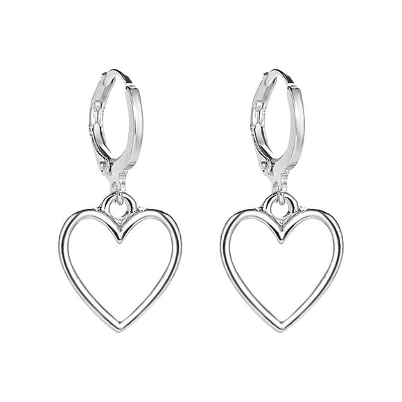 Small Gold Hoop Earrings Set for Women Hollow Heart Earrings Minimalist Piercing Studs Trendy Earrings Hypoallergenic Creative Drop Earrings Jewelry Gifts Deals of the Day