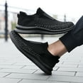 thumbnail image 6 of Men's Shoes Lightweight Sneakers Fashion Casual Walking Shoes Slip on Loafers, 6 of 9