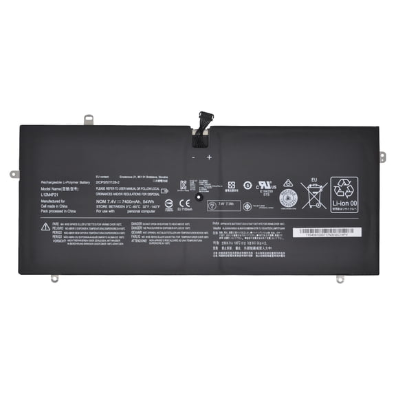 New L12M4P21 Laptop Battery Replacement for Lenovo Yoga 2 Pro 2-in-1 13-IFI 13.3" Ultrabook Series L13S4P21 21CP5/57/128-2 7.4V 54Wh 7400mAh
