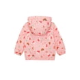 thumbnail image 4 of Rokka&Rolla Toddler Girls' Fleece Lined Full Zip Windbreaker Jacket, 4 of 8