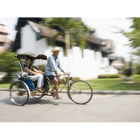 Cycle Rickshaw, Chiang Mai, Thailand, Southeast Asia Print Wall Art By Angelo