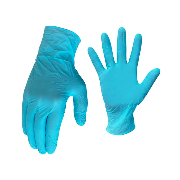 AWP Pro Paint Disposable Gloves, Nitrile, Blue, One Size, 12 Count