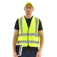 thumbnail image 1 of XL, Amarillo Chaleco Reflectante de Seguridad Varios Colores, Chaleco Reflectante Amarillo, Fluo Moto Auto, Alta Visibilidad, 1 of 5