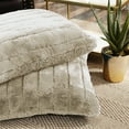 thumbnail image 2 of Home Soft Things Super Soft Decorative Pillow Covers, Set of 2, Oatmeal, 26" x 26", 2 of 3